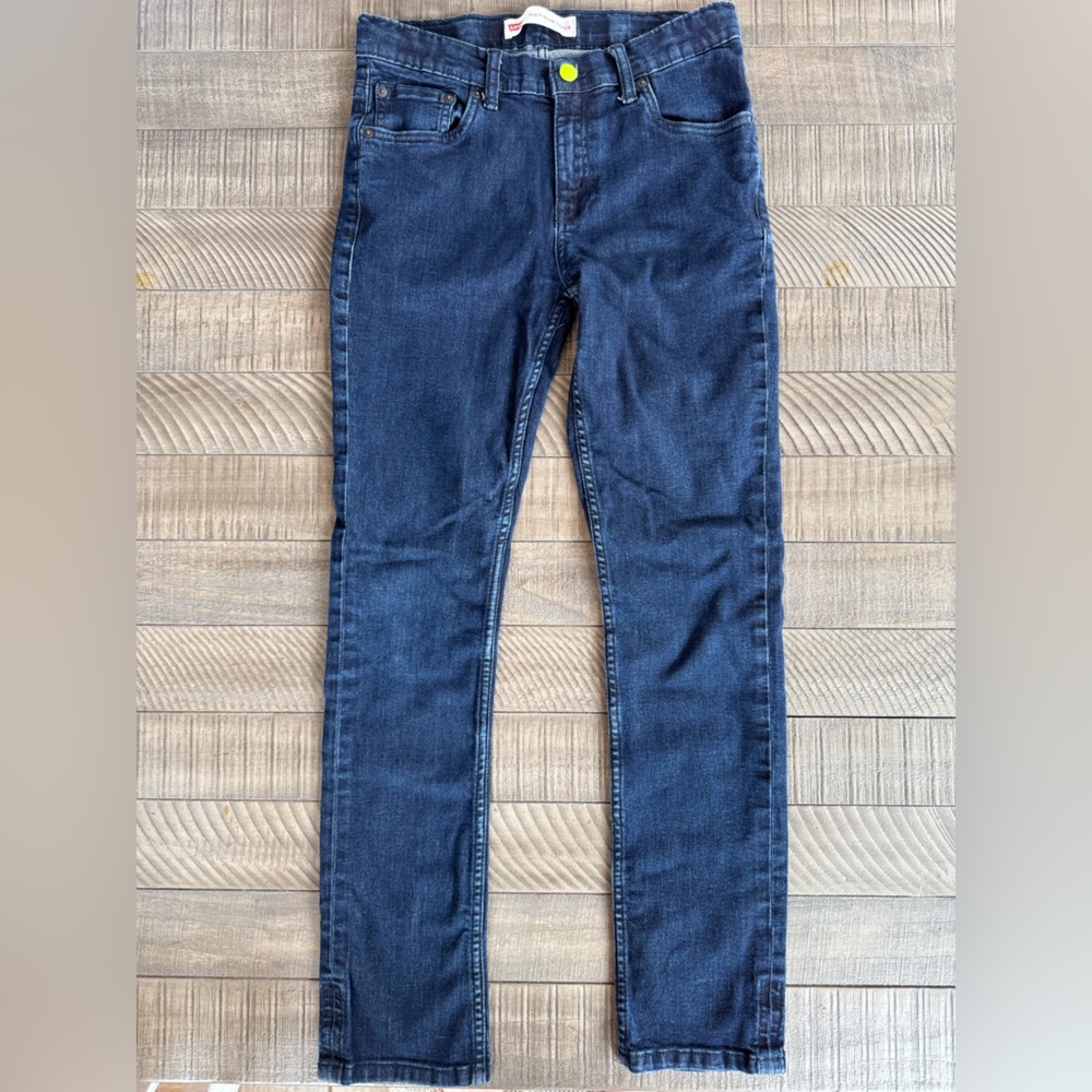 Levi's 512 Slim Taper Dark Wash Jeans Boy’s Size 16 Regular (28X30)